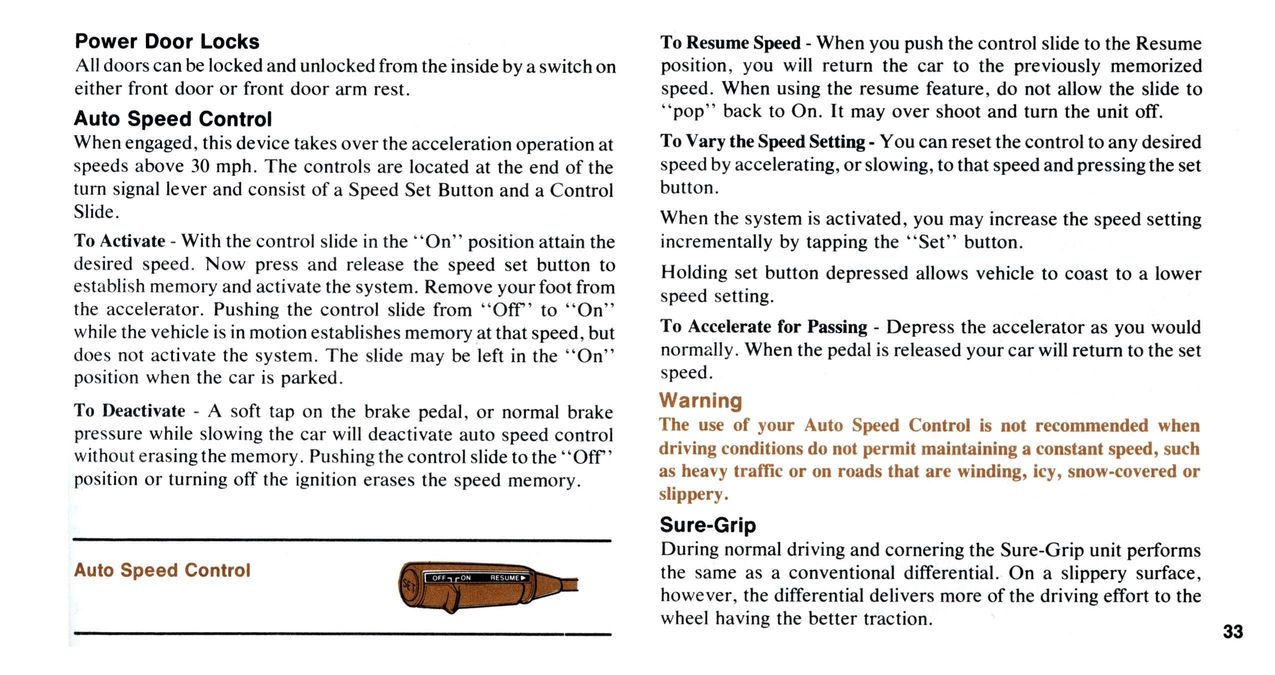 1976 Chrysler Owners Manual Page 28